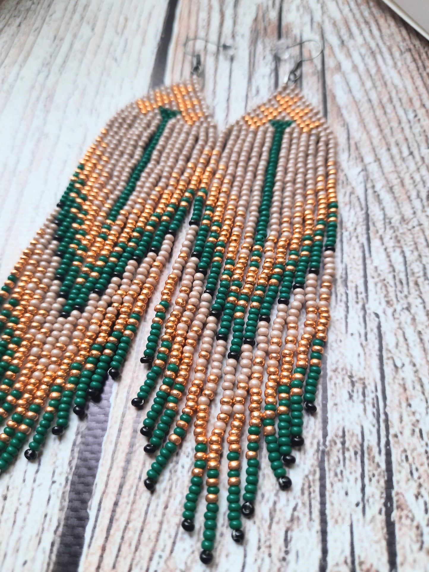 Handmade Beaded Earrings – Boho Chic Style