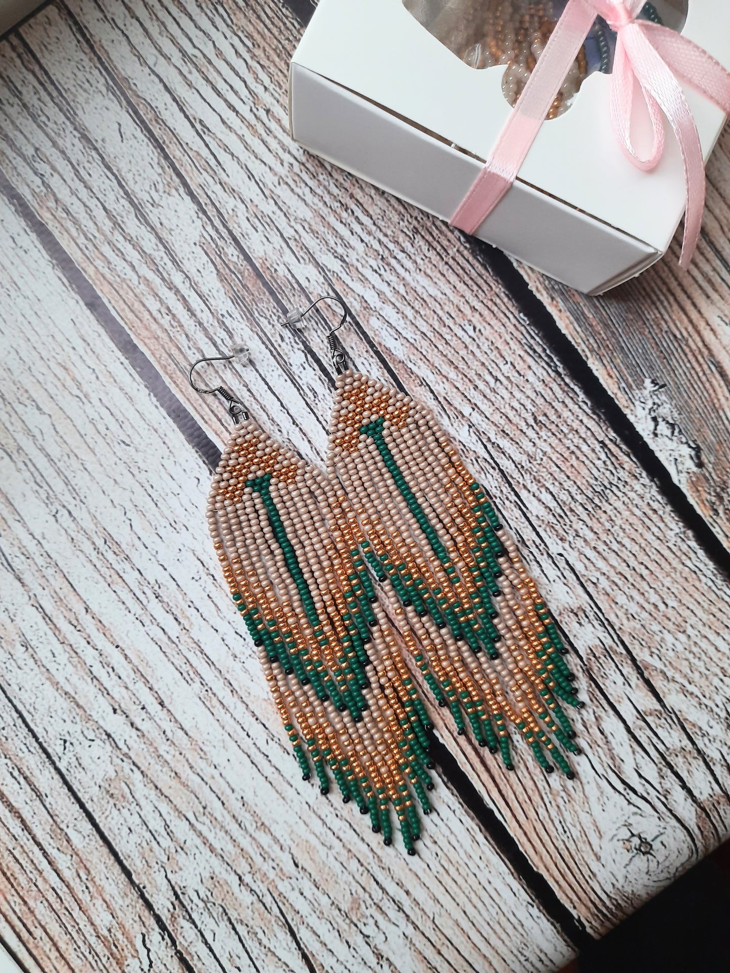 Handmade Beaded Earrings – Boho Chic Style