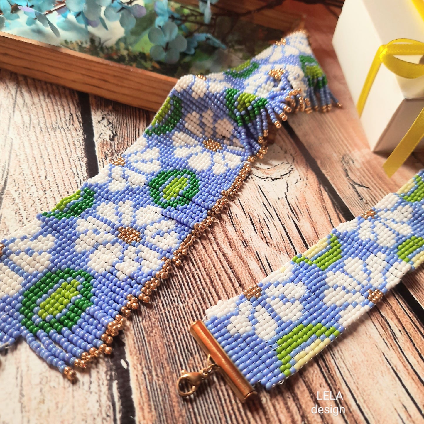 Handmade Beaded Choker & Bracelet Set