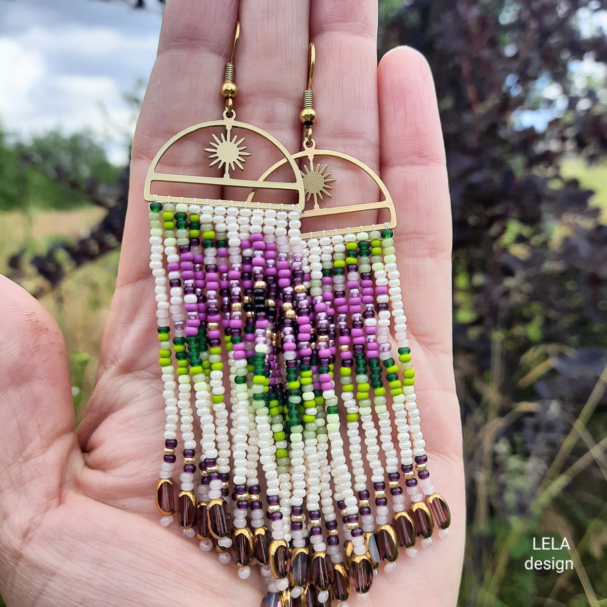 Handmade Beaded Earrings – Unique Boho Style