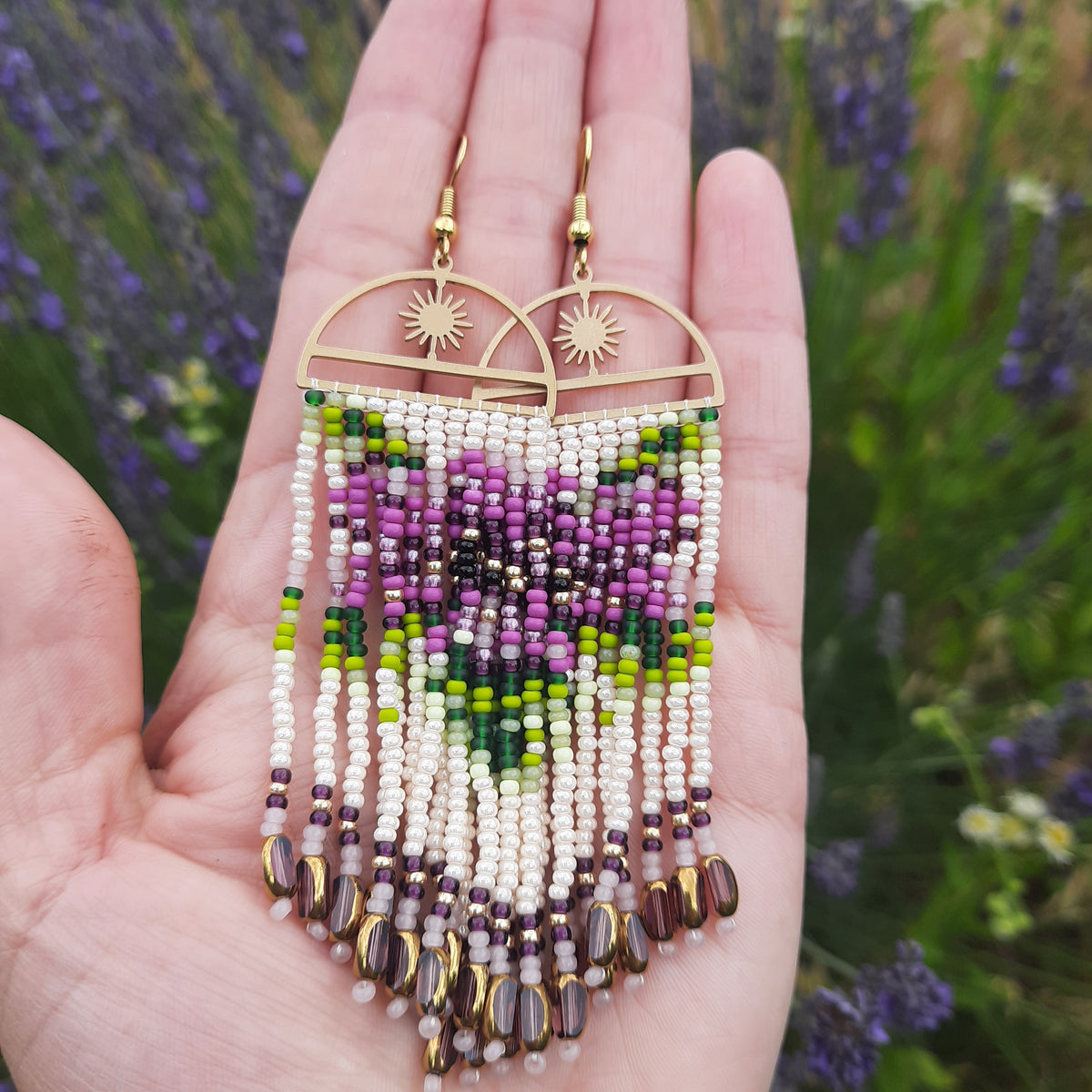 Handmade Beaded Earrings – Unique Boho Style