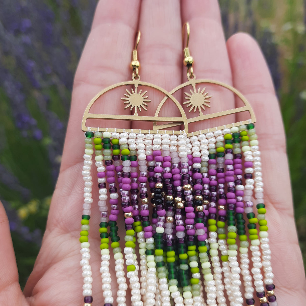 Handmade Beaded Earrings – Unique Boho Style