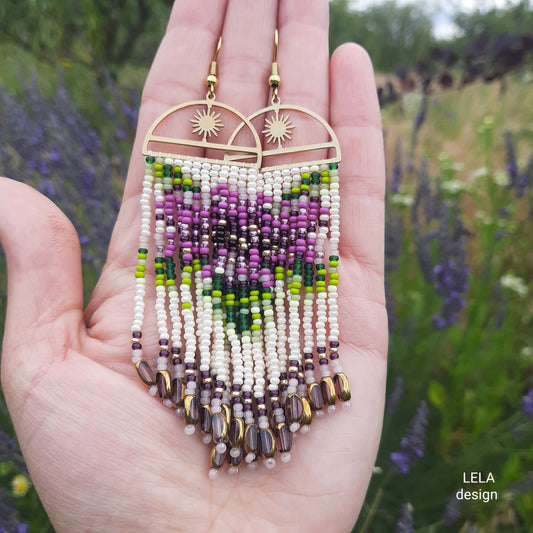 Handmade Beaded Earrings – Unique Boho Style