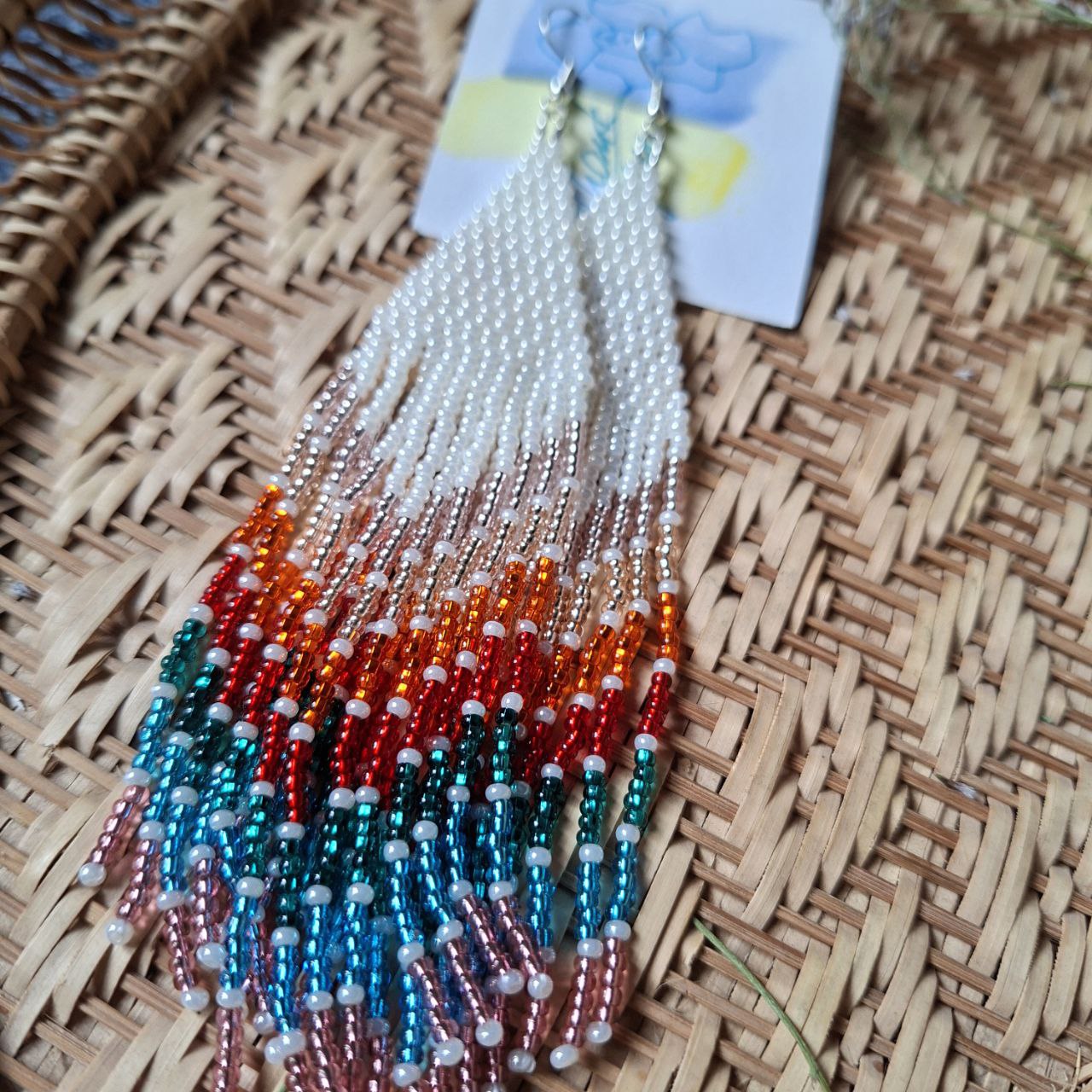 Black & White Multicolor Dangle Jewelry