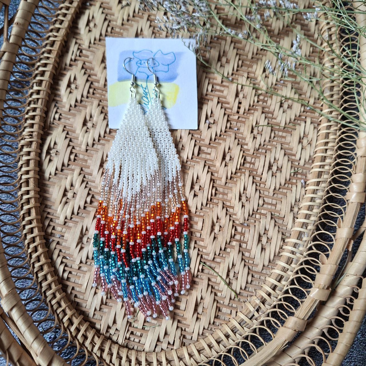 Black & White Multicolor Dangle Jewelry