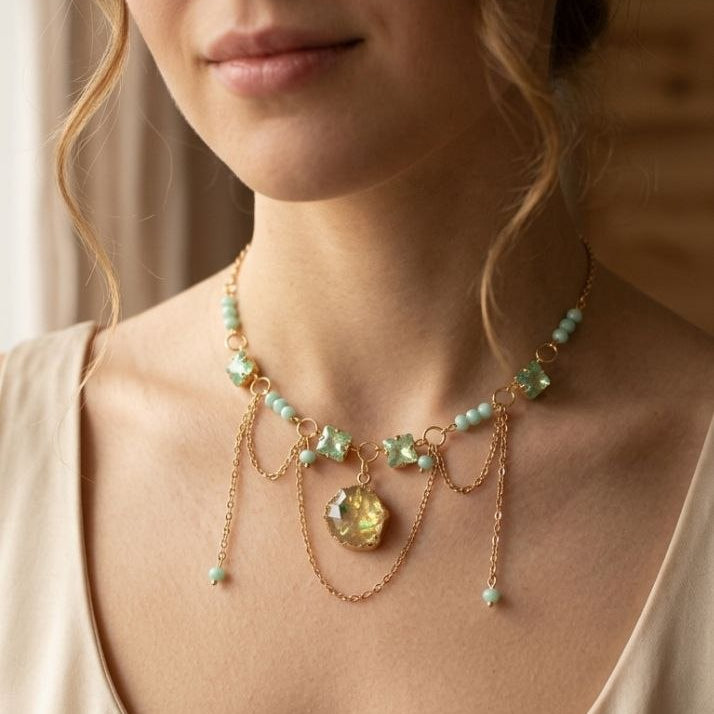 Statement but delicate look