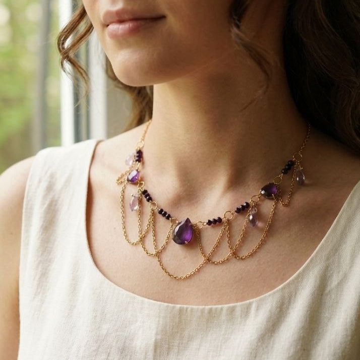 Crystal inspired jewelry